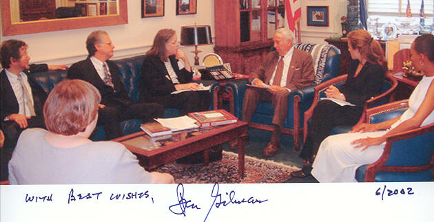 RESULTS partners meeting with Rep. Gilman (R-NY), June 18, 2002