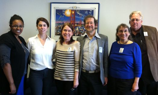 RESULTS partners and CARE staff meet Feinstein aide Jessica Glass